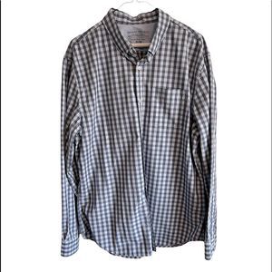 Banana Republic Blue Check Shirt XL